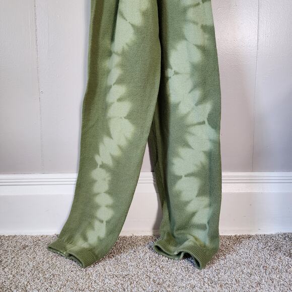 LoveShackFancy Nala Tie Dye Cashmere Blend Overalls Tie Strap Belted Jumpsuit Xs - Picture 12 of 12